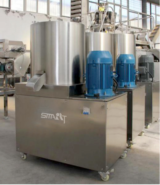 Двойная нержавеющая сталь машины штрангпресса легкой закускы слойки мозоли винта