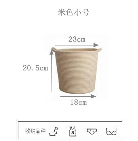 Big large eco friendly folding room organizer storage black cotton rope kids clothes heavy duty laundry bag with handles