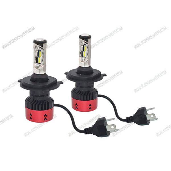 Anti Glare 4800LM 6500K LED Headlight / H4 LED Headlight Bulb For Automotive