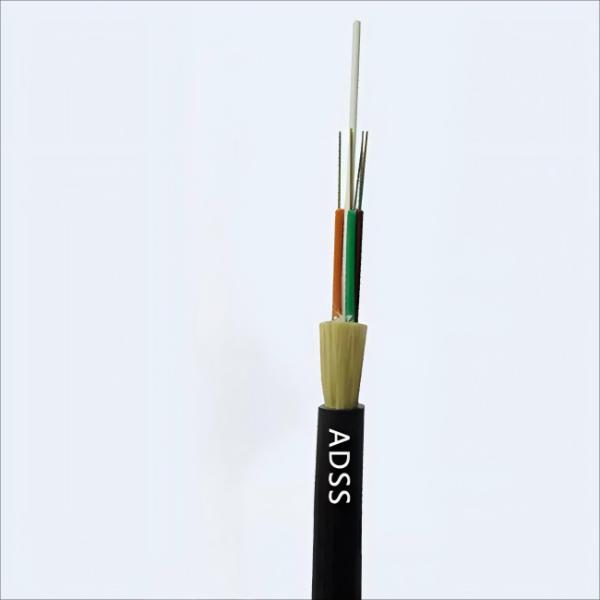 ADSS Fiber Optic Cable Outdoor 12 24 46 48 60 96 Core Span 100 200 500m