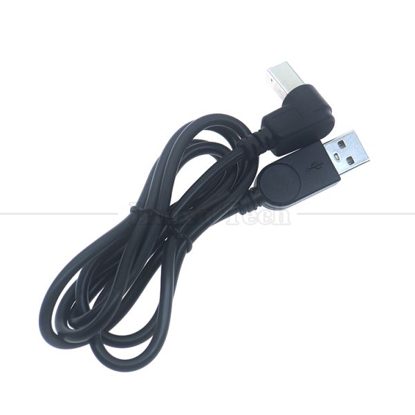 90 Degree Right Angle Type A Male to B Male USB 2.0 Printer Connector Extension Cable