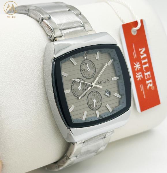 Relógios de pulso de marca impermeável de aço inoxidável quartzo para homens relógio de luxo de moda de negócios logotipo personalizado