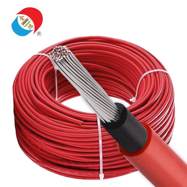 Premium PV1-F Solar Panel Cable Halogen-Free 1500V DC Photovoltaic Wire for Renewable Energy Systems