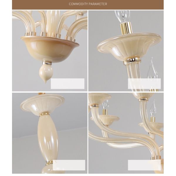JYLIGHTING Modern Pendant Light Creative Living Dining Room Glass Chandelier Bedroom Cafe Decor Lamp Colorful Lighting Fixture