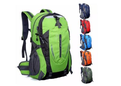 Multicolor Unisex Waterproof Hiking Backpack Polyester Material