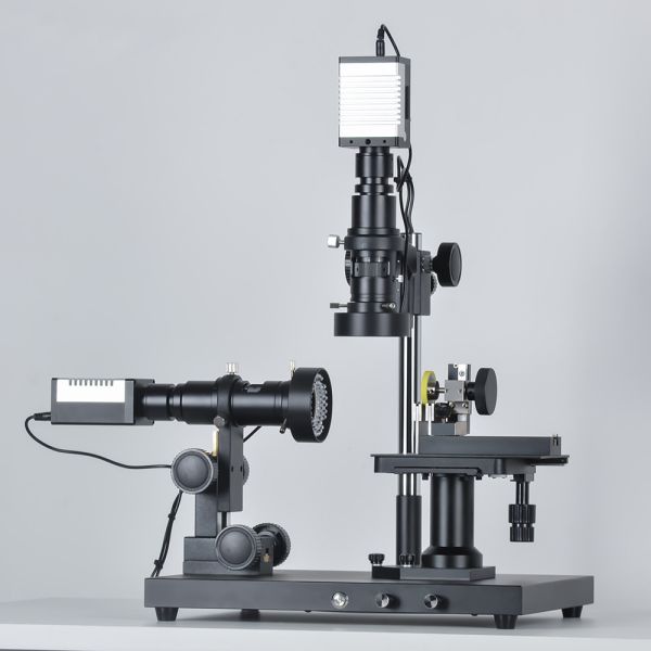 Dual Lens Dual Camera Tool Inspection System for Cutting Edge Angle and Width Gauging