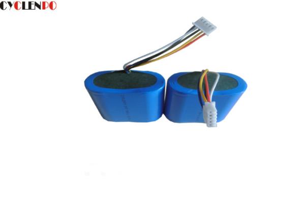 LED Light Rechargeable Lithium Ion Battery Pack 2S1P 18650 6.4V 5Ah Anti Heating
