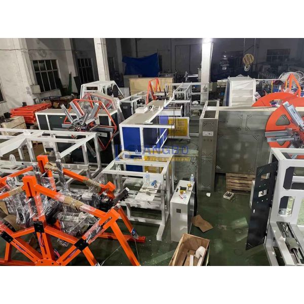 Pipe Coiler For Plastic Extruder PE Pipe Profile Extrusion Production Line
