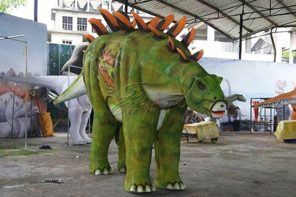 Green Attractive Realistic Dino Costume High Durability For Party Entertainment