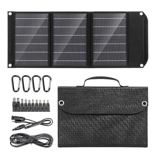 FTB30W 30w солнечная панель складное одеяло зарядное устройство для батарей с черным для наружного использования