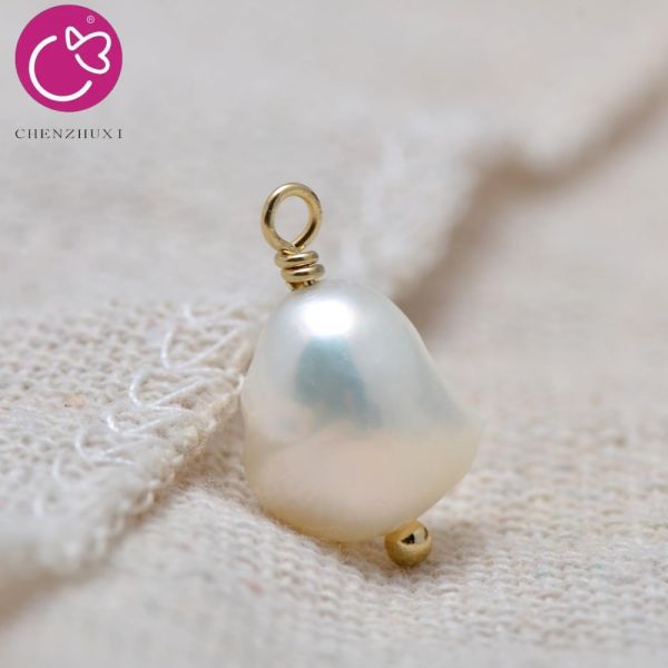 Irregular Baroque Style Pearl Pendant Charms for Jewelry Making Necklace Bracelet Earrings