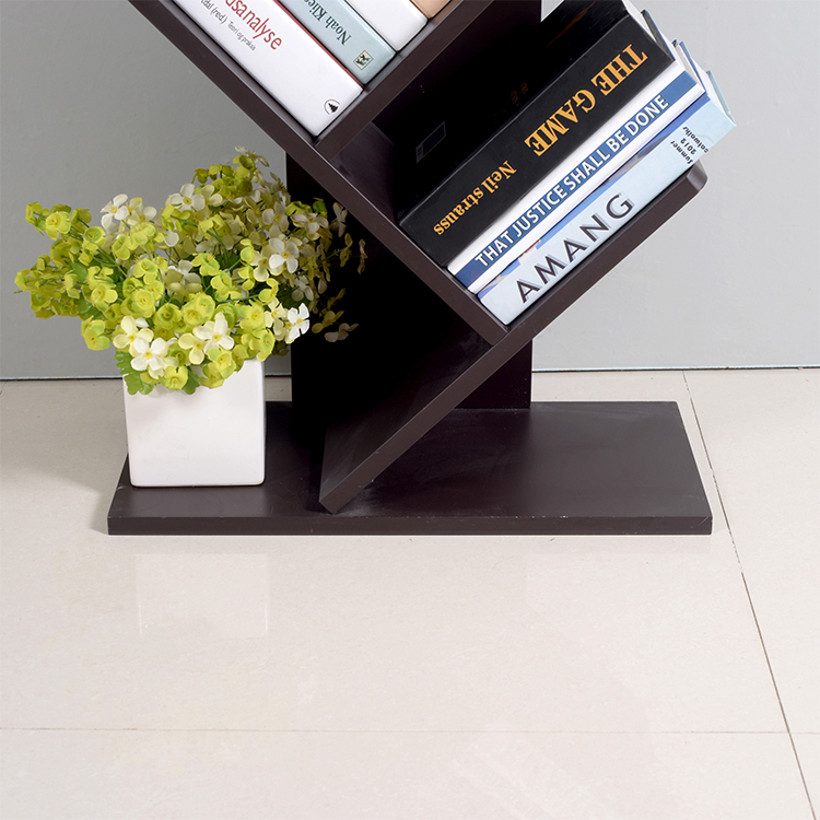 Полностью демонтированный Bookcase трапецоидальной древесины 32.68inch 7.5kg угловой
