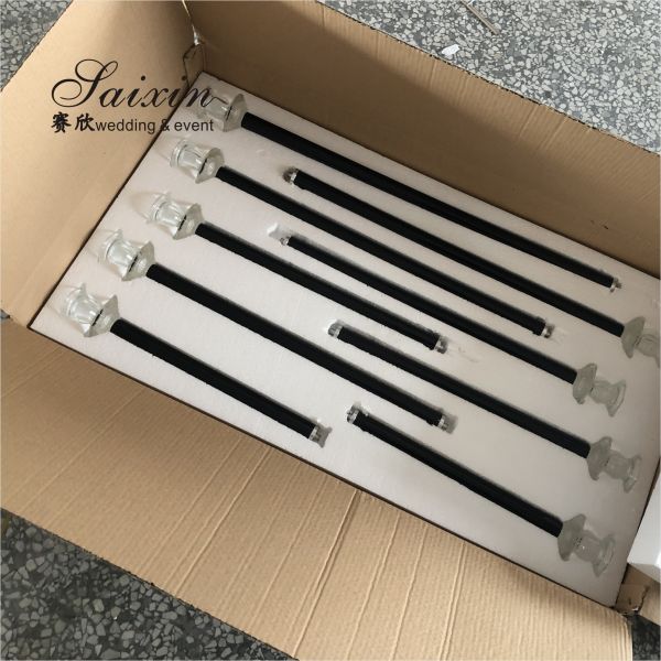 9 Arm Table Crystal Candelabra Wedding Centerpieces For Sale  Large 120cmx35cm