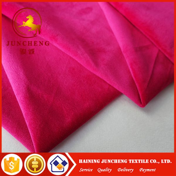 Wholesale rose red holland velvet by yard