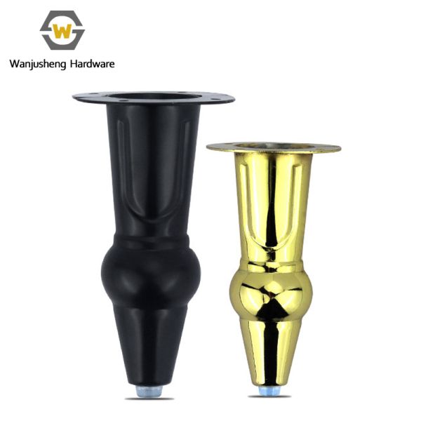 Wanjusheng Hardware Furniture Accessories Iron Table Legs 15 cm Gourd-shaped Metal Sofa Cabinet Legs