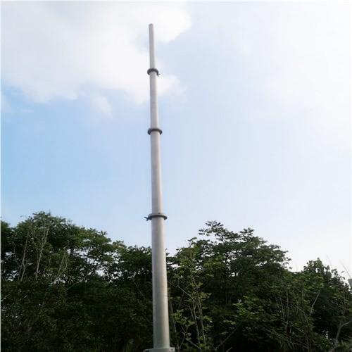 6063 Alu 12M 4 Legs CCTV Monitor Pole Portable Antenna Mast Universal Antenna Mast