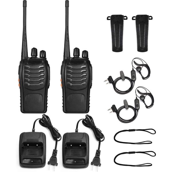 99 Storage Channel BF-888S Dual Band Two Way Radio Walkie Talkie for Kids Mobile Handheld