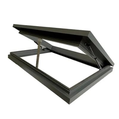 Customized Flat Roof Aluminum Skylight Insulating Glass for Horizontal Opening Pattern