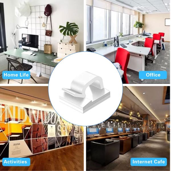 Indoor Cable Wire Clips Strong Stensile Strength Versatile Small