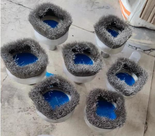 New Style 100mm Stainless Steel Square Wire Cup Brush for Cleaning Metal Surface