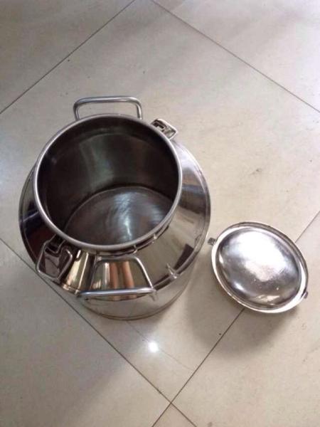50L Milk Churn Food Sanitary Stainless Steel for Safe and Hygienic Dairy Production