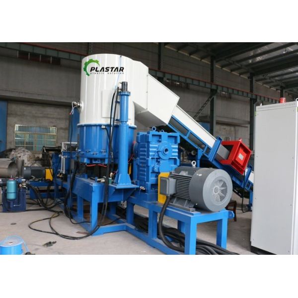 150kg/H Waste Plastic Pelletizing Recycling Machine Two Stage PP PE Film Pelletizing Line