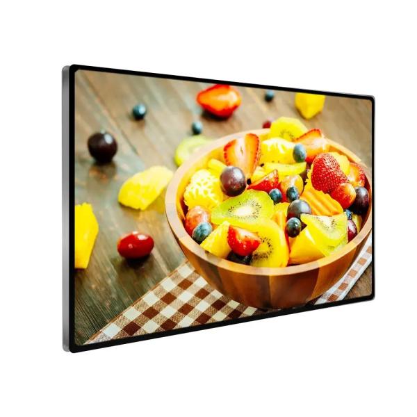 máquina ultra fina fixada na parede da propaganda de tela da parede HD da tela da parede de 4K LCD