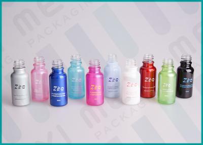 Color Coated 15ml Glass Dropper Bottles / Empty Dropper Bottles For E-Liquid