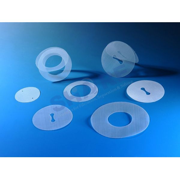100 Micron Polyester Filter Mesh Disc For Lab Cleanliness Analysis 47mm
