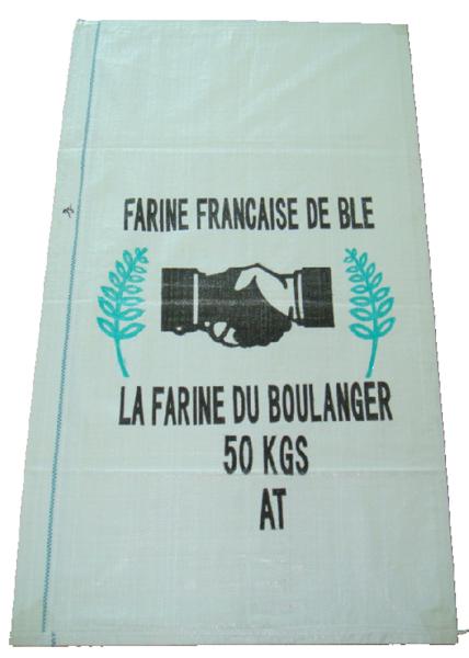 Durable Woven Polypropylene Flour Packaging Bags 25kg High Strength Reusable