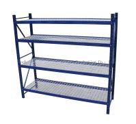le stockage d'entrepôt de largeur de la longueur 600mm de 1880mm enterre la couleur bleue