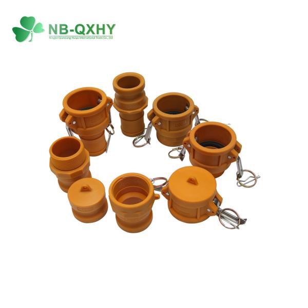 Superfície escovada Conexão rápida do tubo de mangueira Cam de nylon e gancho adequado para tubos de 1/2 -8