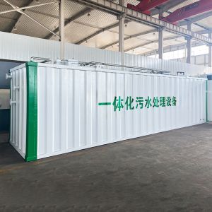 Mbr Mbbr Tourist Attractions Toilet Containerised Sewage Treatment Equipment