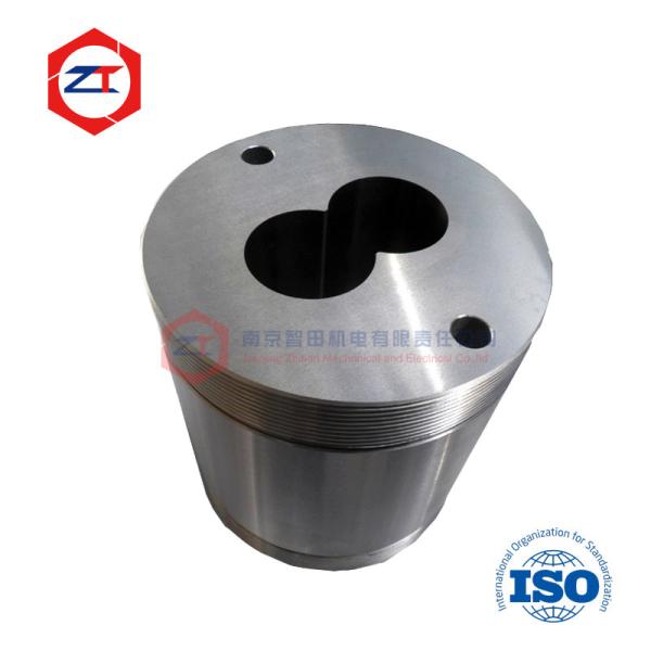 45# and W6Mo5Cr4V2 Material Extruder Nitrided Twin Screw Barrel Durable For Food Machine