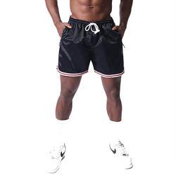 OEM Mens Basketball Shorts Summer Men Fitness Shorts Custom Logo Breathable Polyester Mesh Shorts for Men