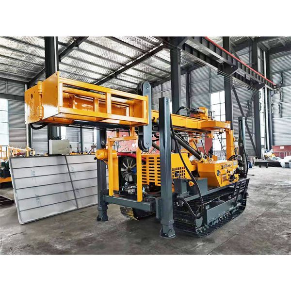 350m Portable Hydraulic Water Well Drilling Rig SPT Gold Mining Core Sample Drilling Rig