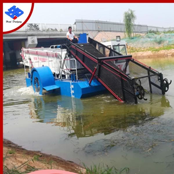 Lake Rubbish River Grass Waste Collecting Boat Sea Transport