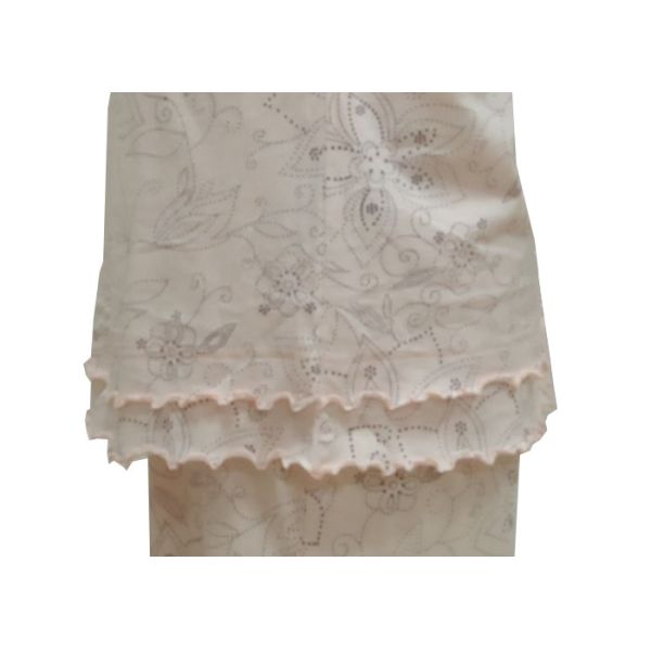 Lounging Women'S 100 Cotton Pajama Sets , Womens Cuffed Pyjamas Eco Friendly