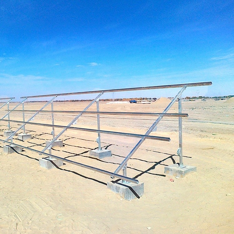 Китайские алюминиевые солнечные панели Треугольная кронштейн наземный PV установка система