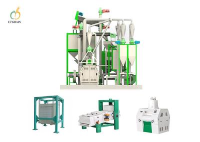 Máquina pequena da fábrica de moagem da grão do moinho de farinha do milho 20T/D