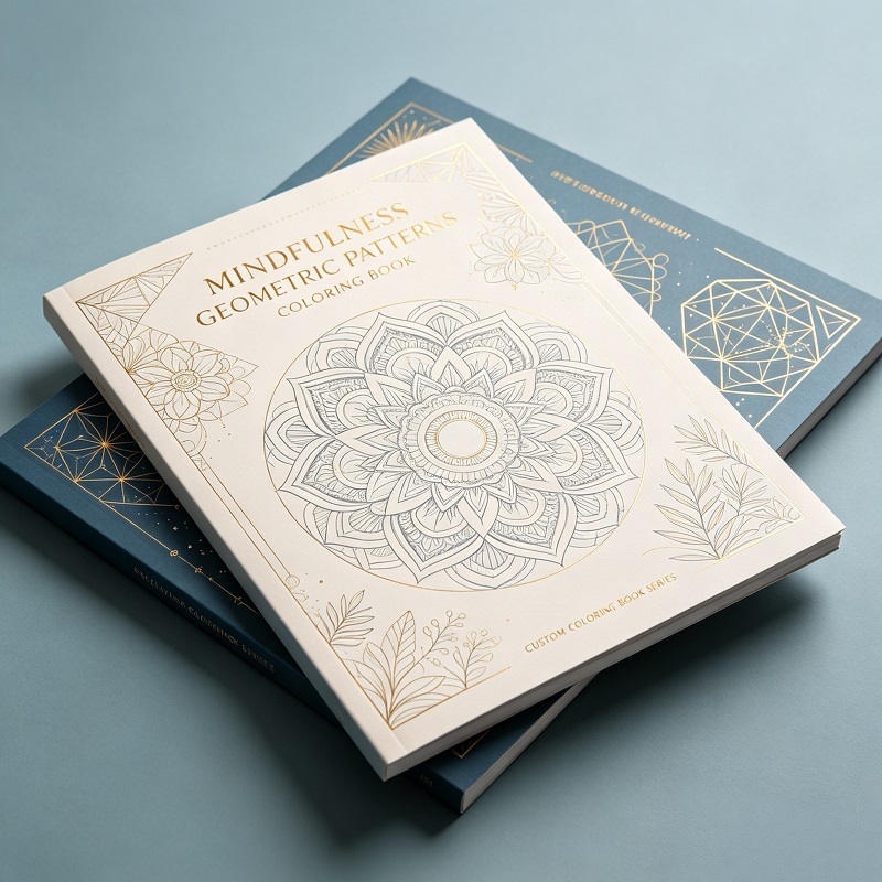 Mindfulness Geometric Patterns Coloring Book For Adult Relaxation