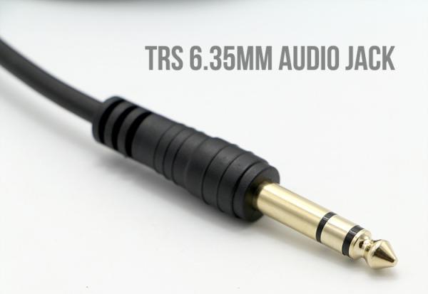 OEM 3M Gold 6.35mm Jack 1/4 inch TRS Male To 1/4 inch TRS Female Audio Patch Jack Stereo Cable
