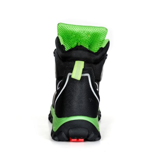 Different Sizes And Finishes Steel Toe With Metal Eyelets Safety Shoes Unisex Mid Cut High Heel Work Boots