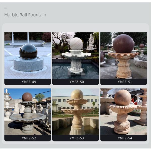 Outdoor Hand Carved White Marble Angel Statue Water Fountain