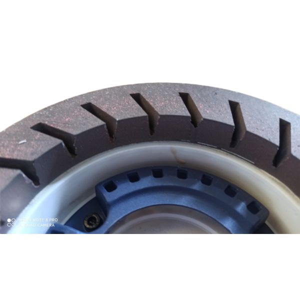 White Brown Hardness Grinding Wheel Resin Cup Wheel for Double Edge Beveling Machine