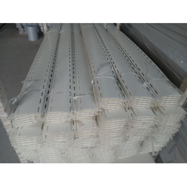PVC Corner Jointer Plastic Top For Panels White Color Mouldings