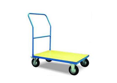 CJ50A CJ50B Four Wheels Wooden Platform Trolley Load Capacity 500Kg