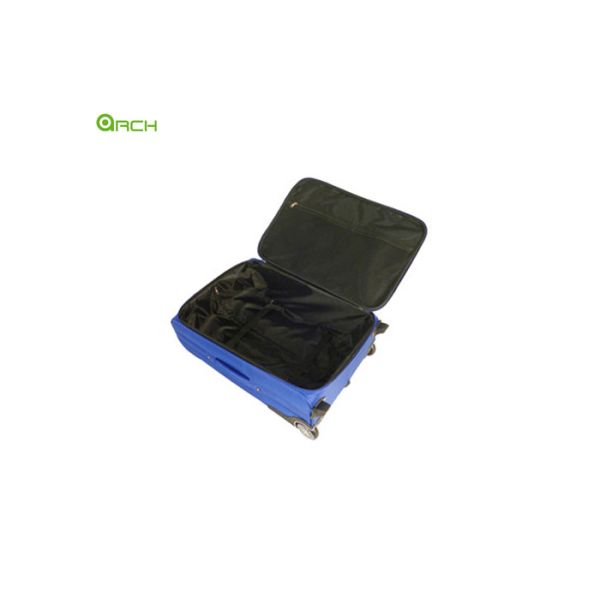 багаж алюминиевого кармана вагонетки 1680D переднего мягкий, который встали на сторону