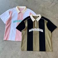 Custom Print Logo Half Zipper Spain Football Shirt Mens Sports Wear Retro Soccer Jersey With Collar Knit Men's Polo T-Shirts