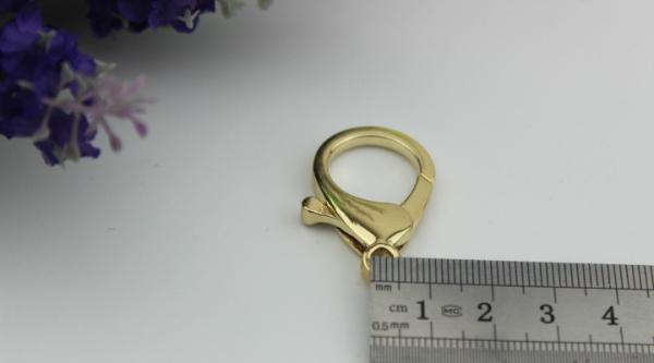Fashion zinc alloy bag metal mini lobster claw clip snap hook match with metal chain